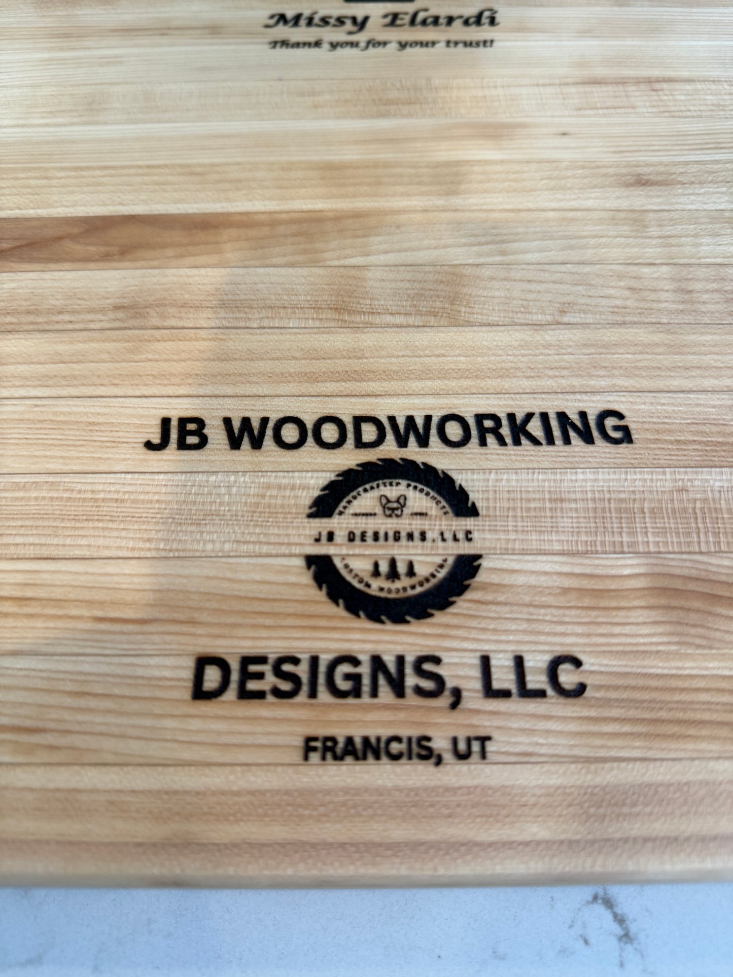 Custom Hardwood Cutting Boards