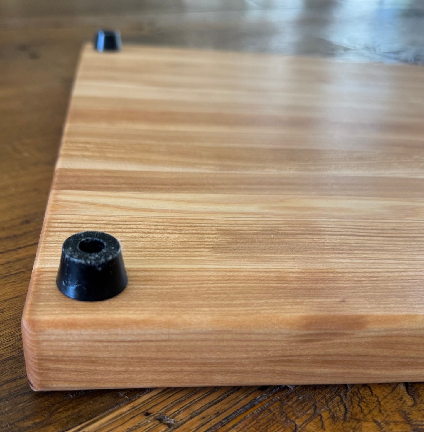 Custom Cutting Board with wood inlay