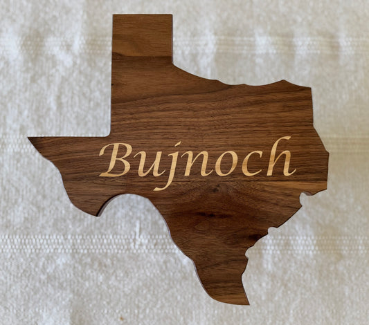 Custom Texas Snack/Cake Tray