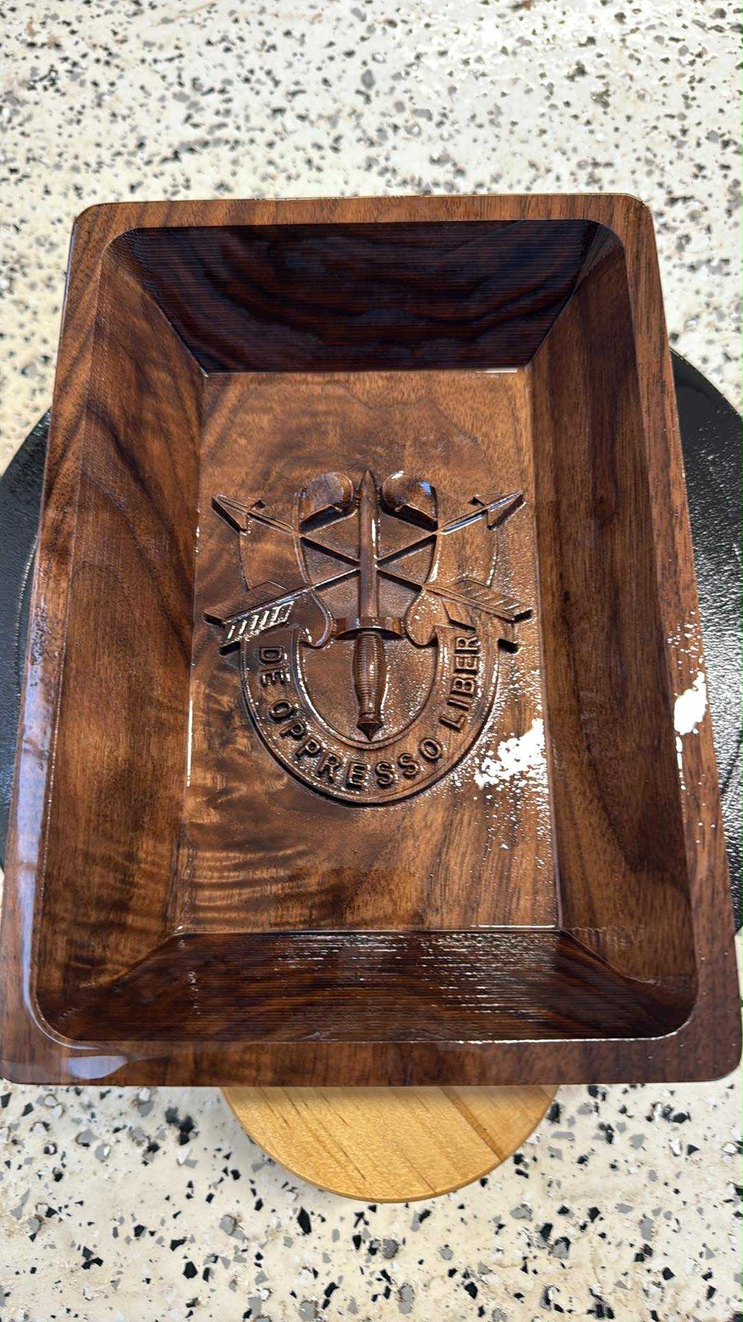 Custom Drop Trays with 3D Carving