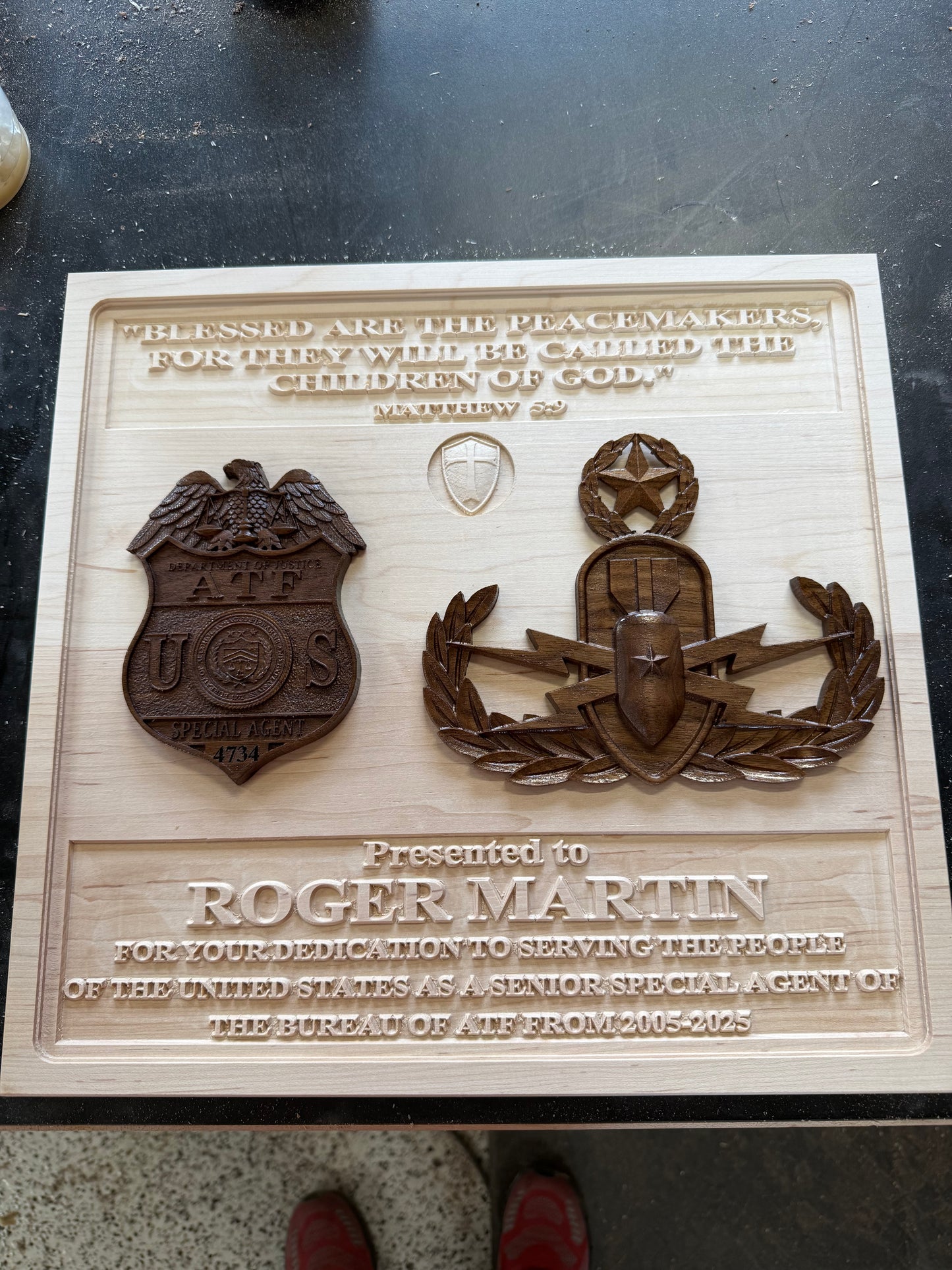 Retirement Display Plaques