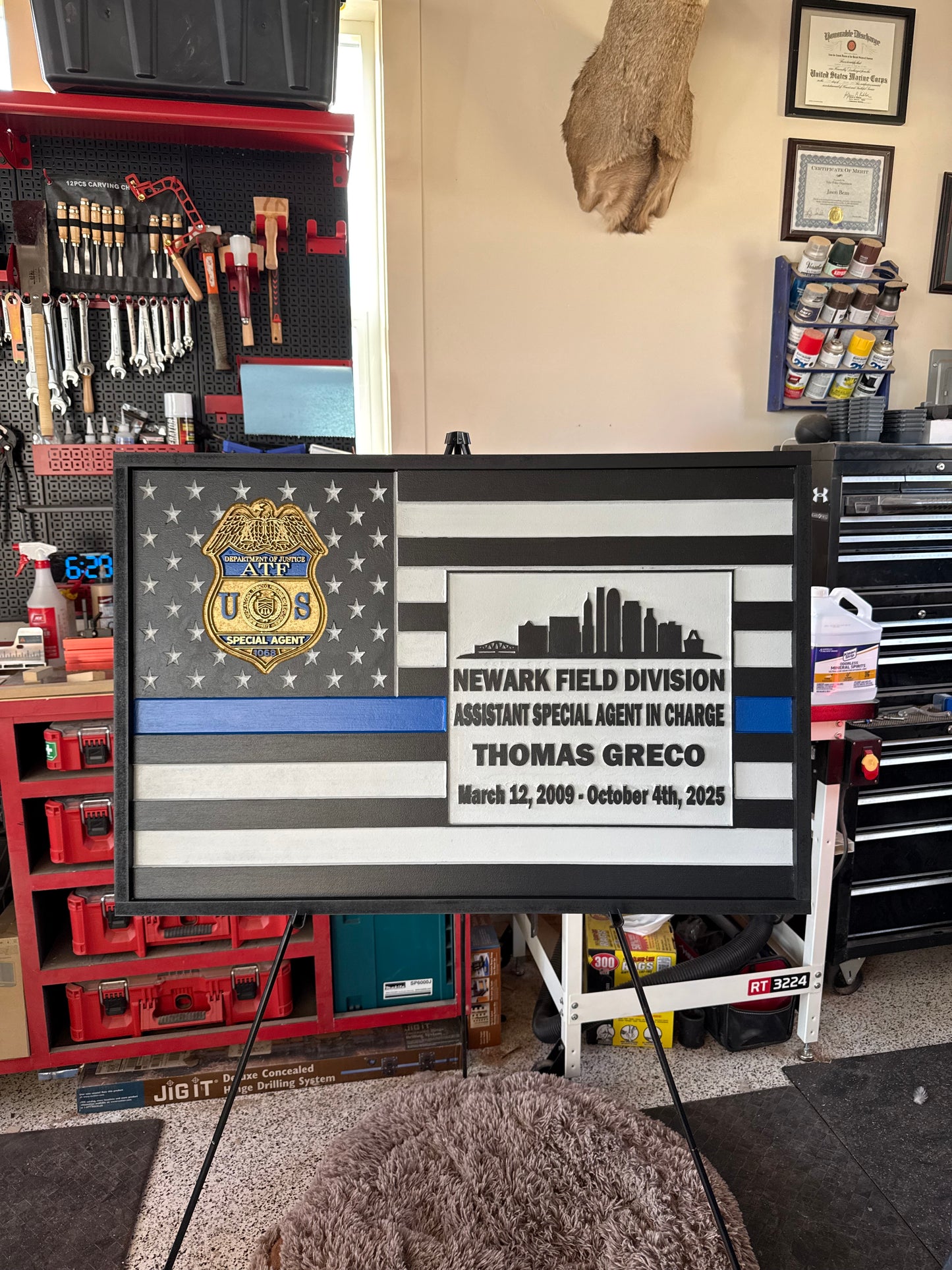 Custom Wall Art Flags (Military, First Responders, Patriots)