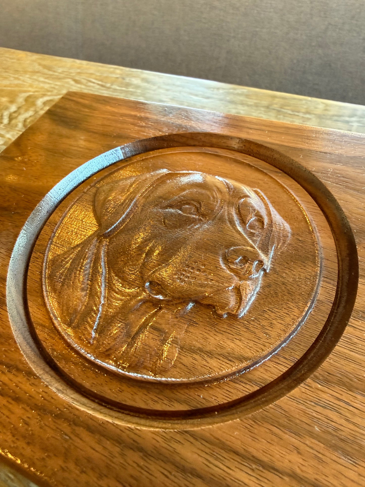 Custom Hardwood Engraved Pet Ashes Urn