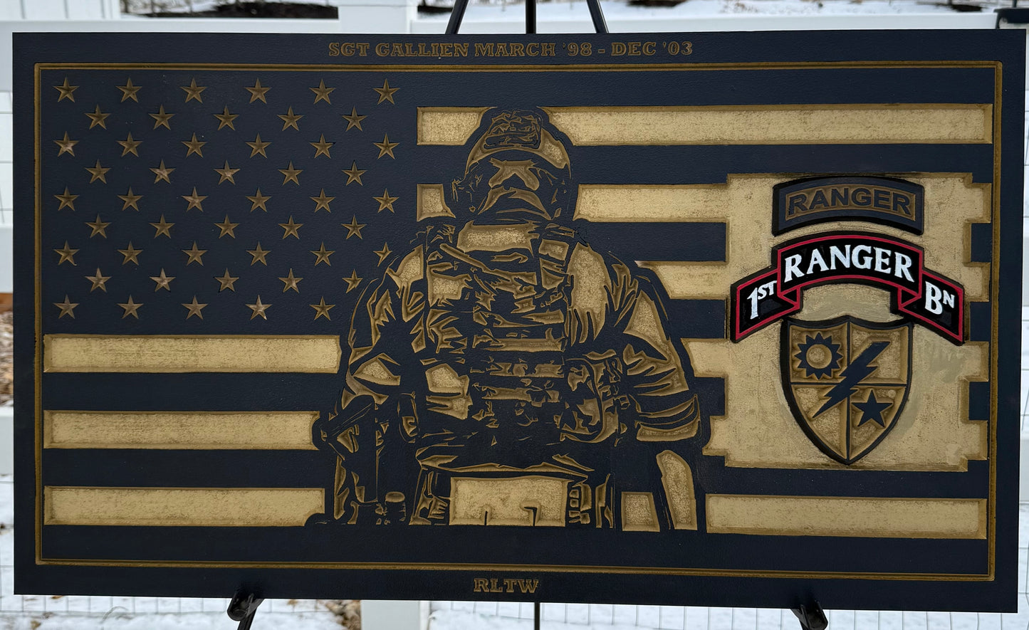 Custom Wall Art Flags (Military, First Responders, Patriots)