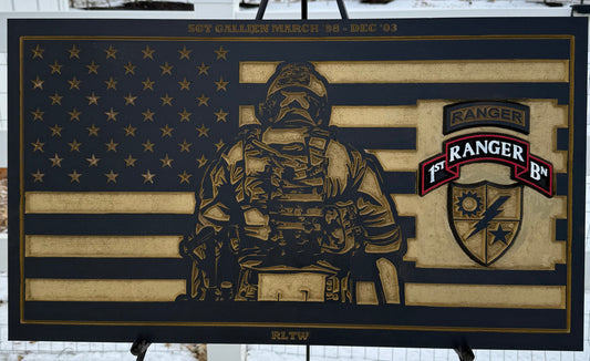 Custom Wall Art Flags (Military, First Responders, Patriots)