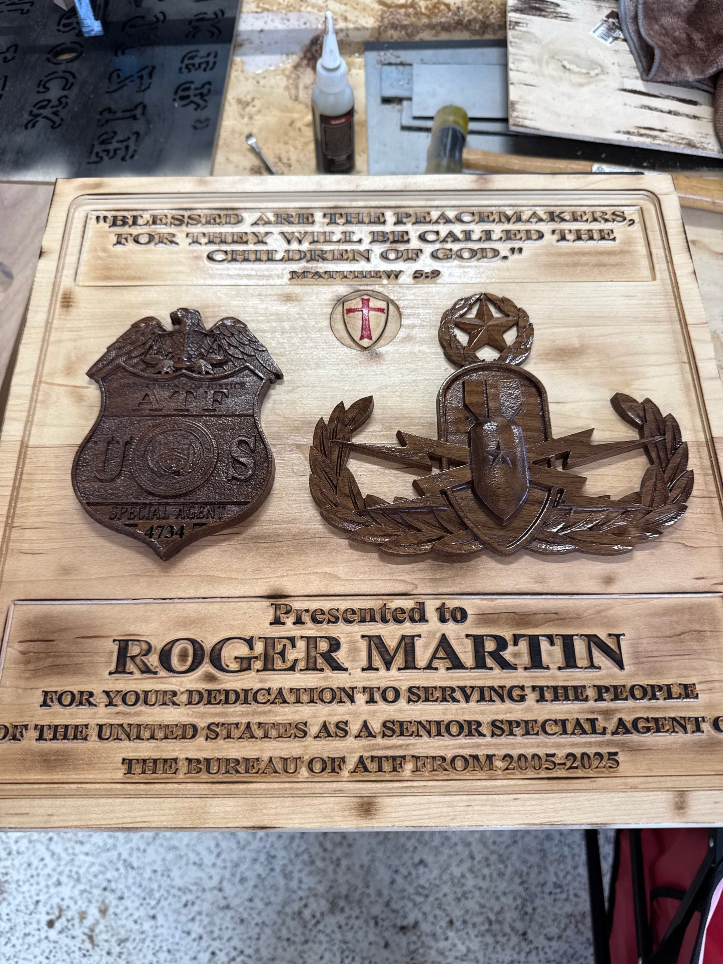 Retirement Display Plaques
