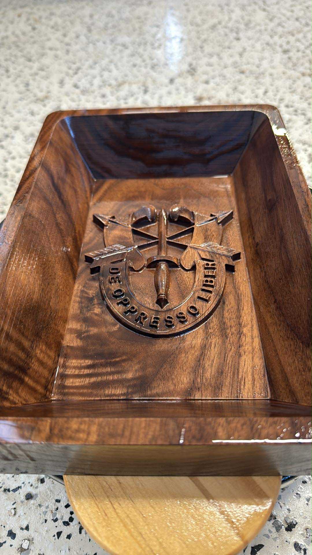 Custom Drop Trays with 3D Carving