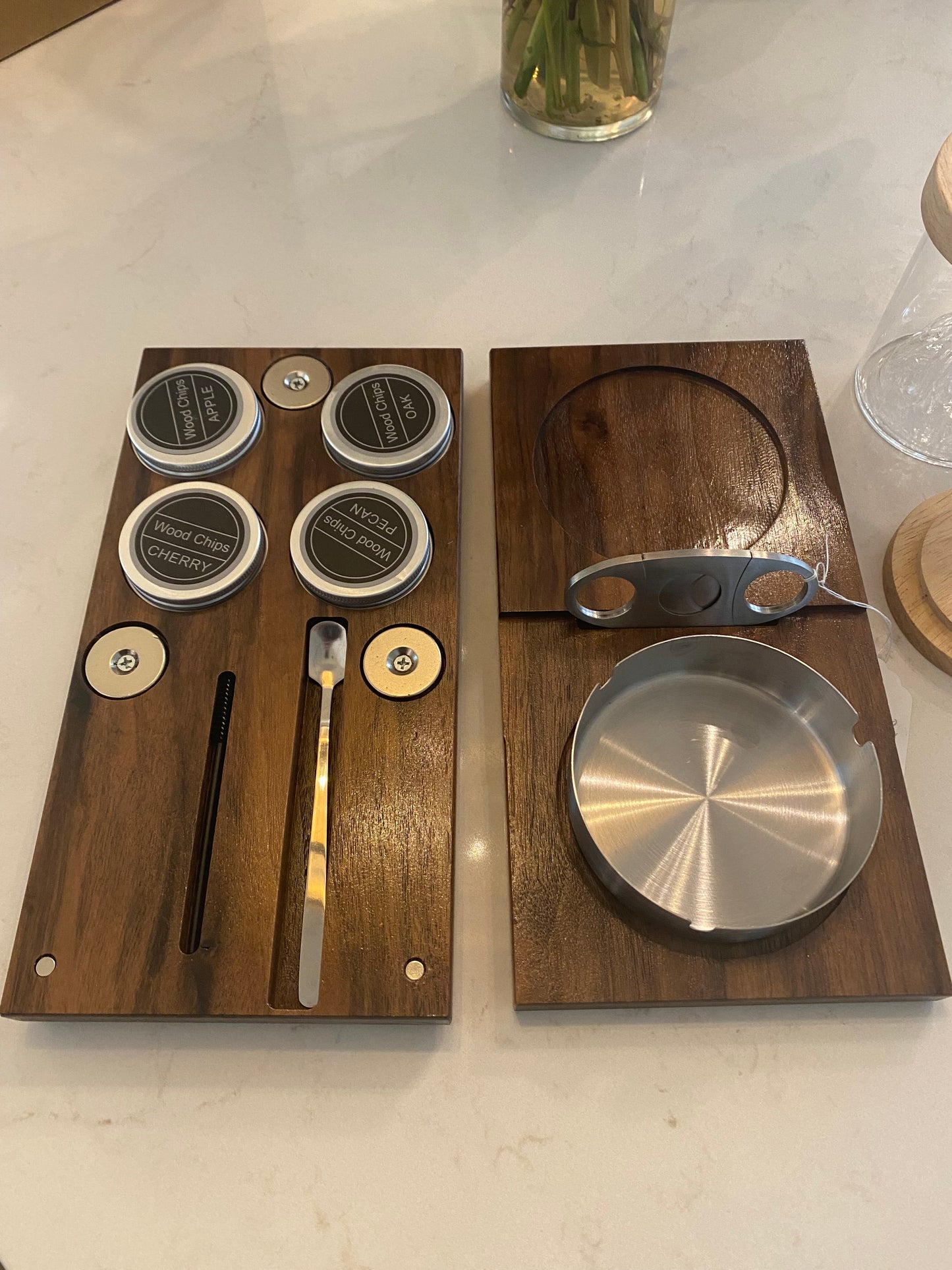 Custom Personalized Bourbon/Cigar Tray