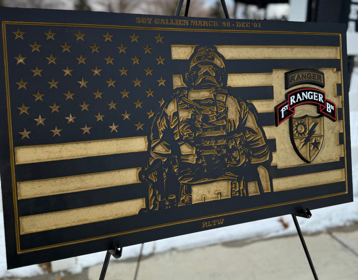 Custom Wall Art Flags (Military, First Responders, Patriots)