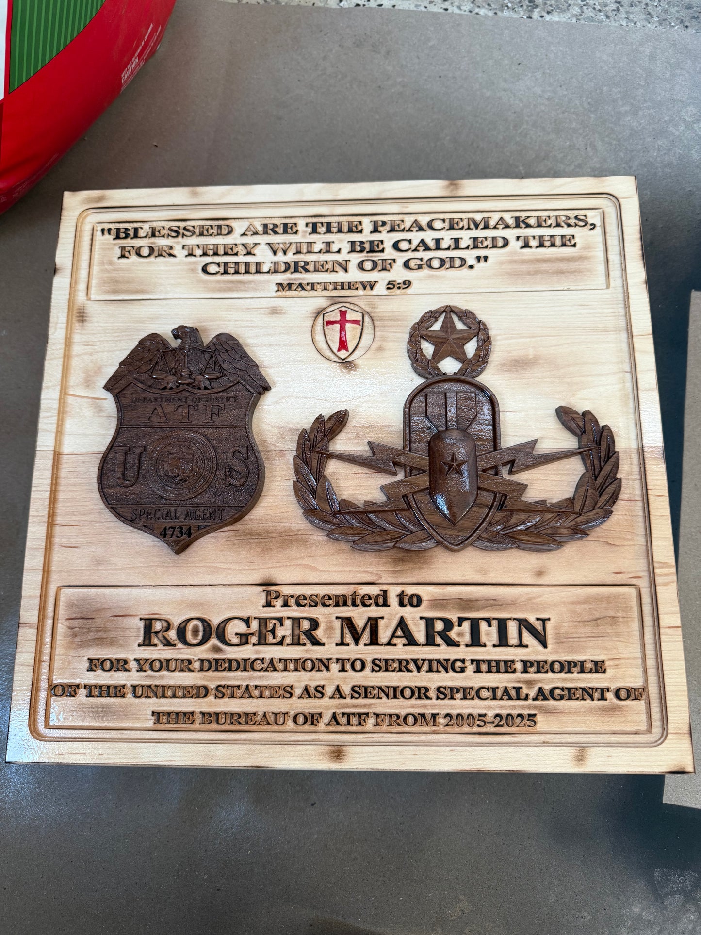 Retirement Display Plaques