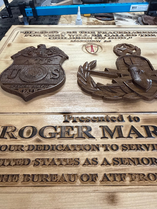 Retirement Display Plaques