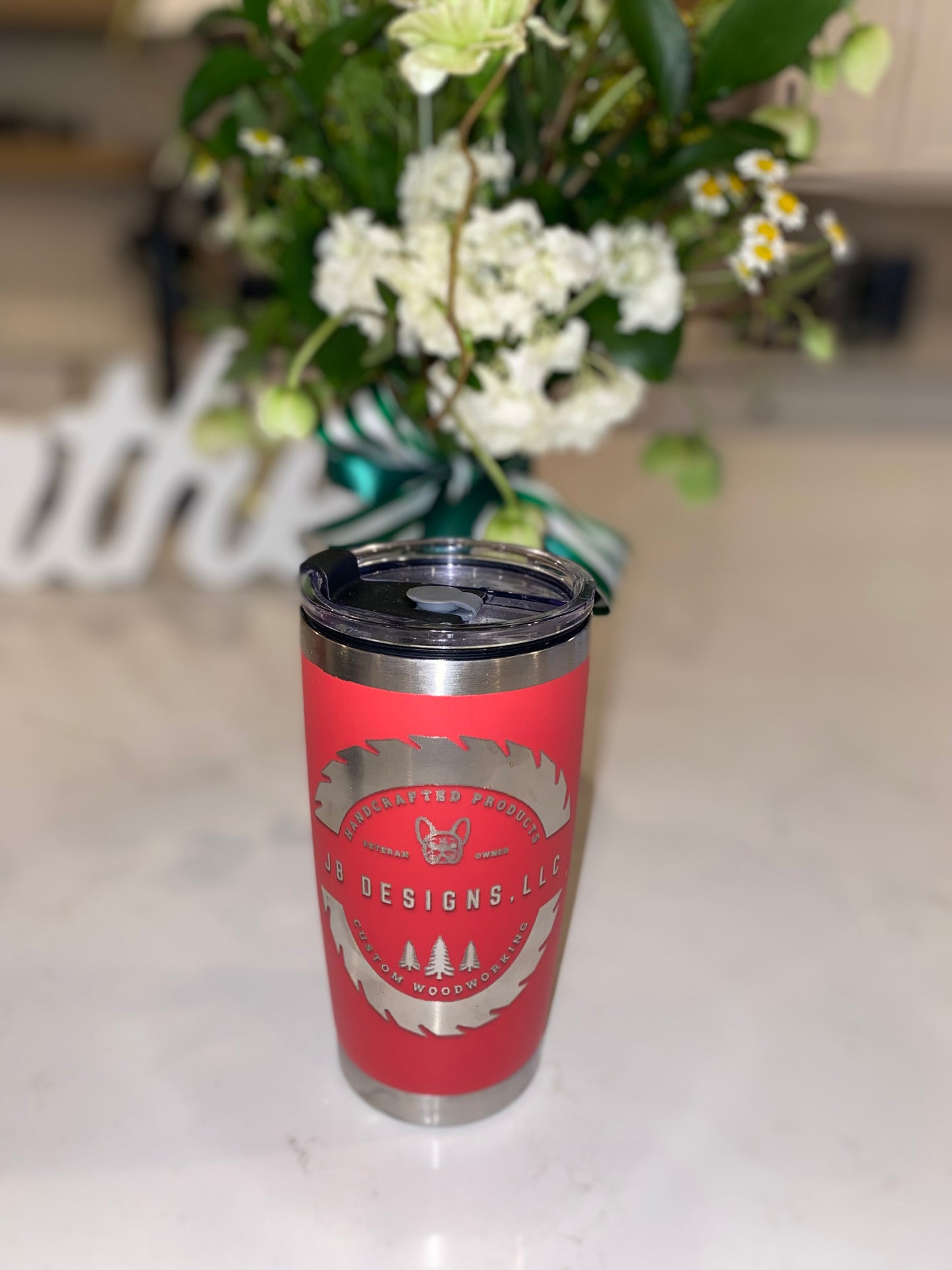 Custom Laser Engraved Stock 20 oz Tumblers